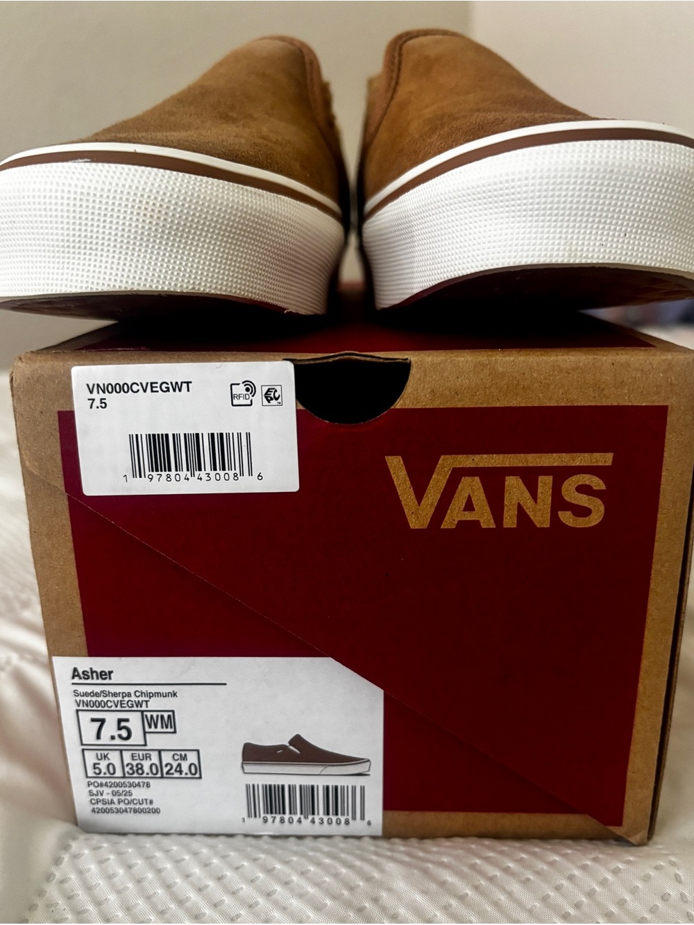 Vans👟Asher suede shoes - Picture 2 of 10